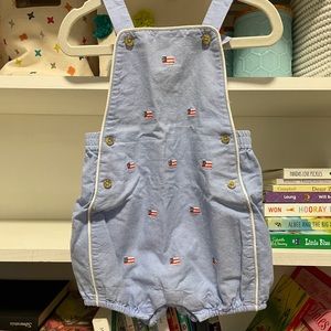Janie & Jack American Flag Shortall